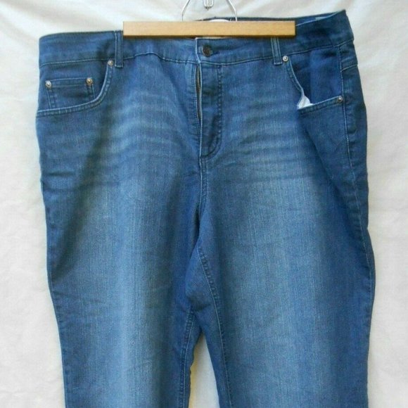 Just My Size Jeans | JMS Just My Size by Hanes Classic Fit Denim Jeans Womens 24W Short Medium Wash | Color: Blue | Size: 24W Short | Morphalogic's